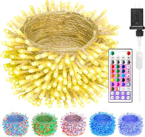 led fairy lights amazon|Amazon.com: Minetom Color Changing Fairy String Lights .